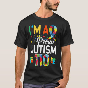 T-shirt Je suis un Tio Autiste Fier D'autisme