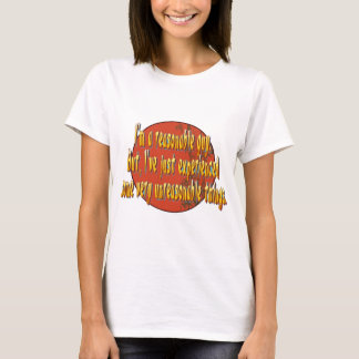 T-shirt Je suis un type raisonnable