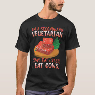 T-shirt Je Suis Un Végétarien Secondaire