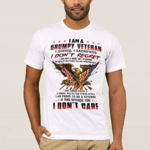 T-shirt Je Suis Un Vétéran Grave