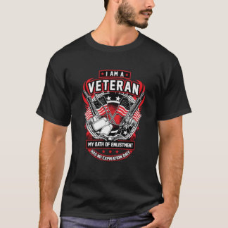T-shirt Je suis un vétéran que le serment n'a aucun