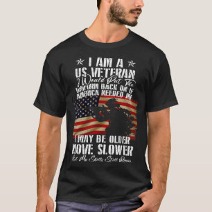 T-shirt Je Suis Un Vétérinaire Américain Je Peux Être Plus