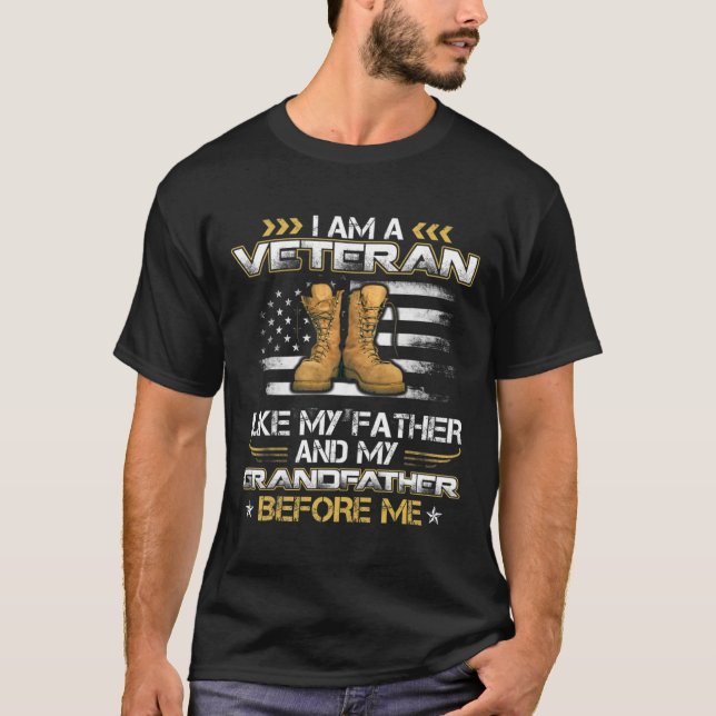 T-shirt Je Suis Un Vétérinaire Comme Mon Père Et Mon Grand (Devant)