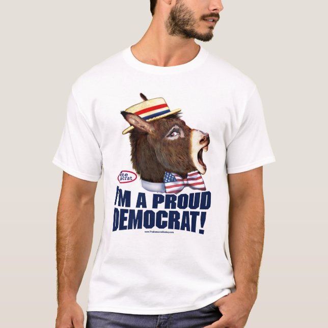 T-shirt Je suis une chemise fière de Démocrate (Devant)