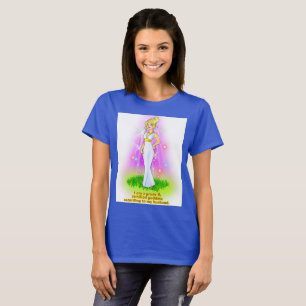T-shirt Je suis une déesse certifiée (blonde)