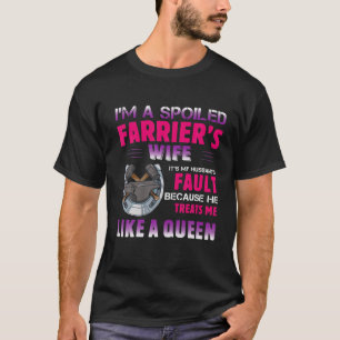 T-shirt Je suis une femme de paysan cuite C'est le Val de