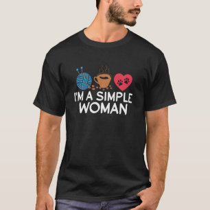 T-shirt Je suis une femme qui aime le café en fils de Tric