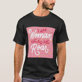 T-shirt \Je Suis Une Femme Qui M'Entend Rocher
