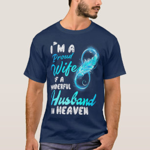 T-shirt Je suis une fière épouse d'un merveilleux mari au 