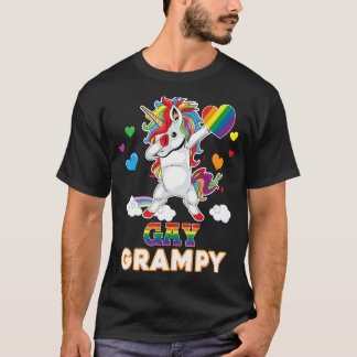 T-shirt Je suis une fière Lgbt Gay Grampy Fierté Dabbing U
