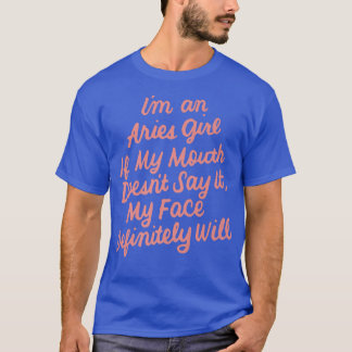T-shirt Je suis Une Fille des Fils Si ma Bouche ne dit pas