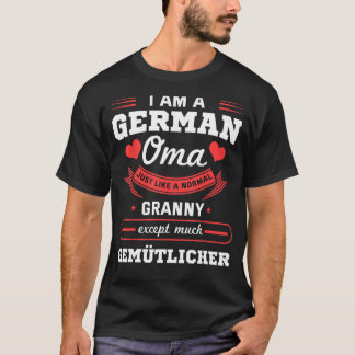 T-shirt Je Suis Une Grand-Mère Allemande Comme Une Granny