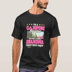 T-shirt Je Suis Une Grand-Mère De Camping Comme Un Grand-M