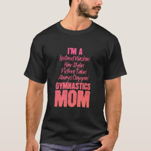 T-shirt Je suis une maman de gymnastique