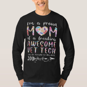 T-shirt Je suis une maman fière d'une rupture géniale Vet 