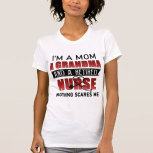 T-shirt Je suis une maman, une grand-mère et une infirmièr