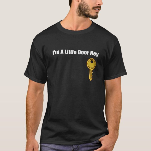 T-shirt Je suis une petite clé de porte (Devant)