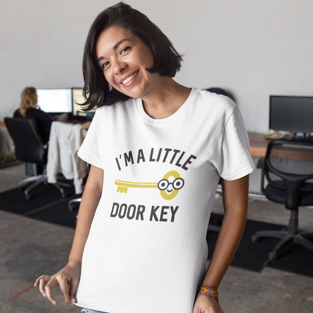 T-shirt Je suis une petite clé de porte (I'm a little door key t-shirt)