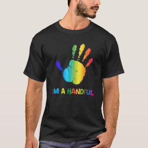 T-shirt Je suis une poignée enfant de cinq ans