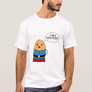 T-shirt Je suis une super pomme de terre