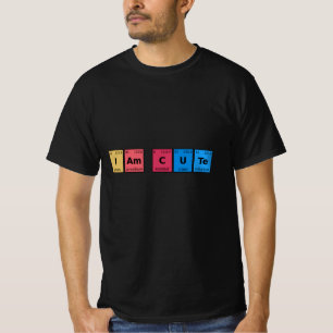 T-shirt Je suis une table périodique mignonne