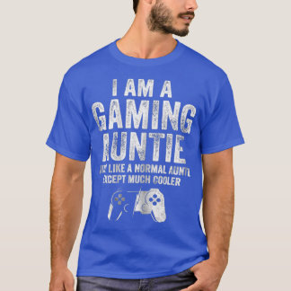 T-shirt Je Suis Une Tante De Jeu Drôle Vidéo Gamer Tante