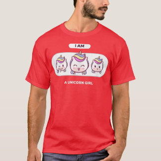 T-shirt Je Suis Une Unicorne Girl Cute Graphic 