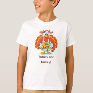 T-shirt Je suis une vache dinde   Drôle de déguisement de 