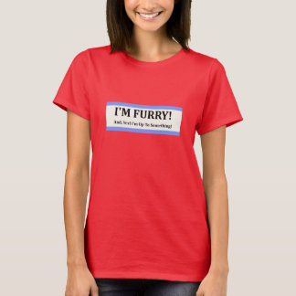 T-shirt Je suis velu
