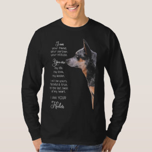 T-shirt Je Suis Votre Amie Votre Partenaire Votre Heeler