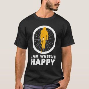 T-shirt Je Suis Wheelie Happy Hilarious Vélo