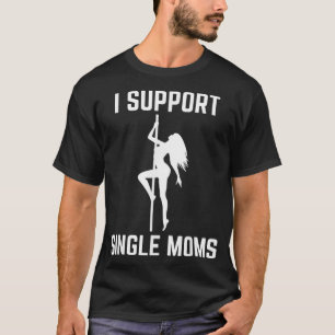 T-shirt Je supporte les masques uniques Offensive Rude Par