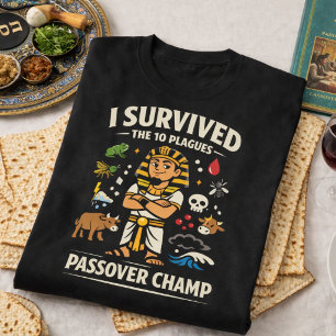 T-shirt Je Survis Aux 10 Plaies Drôle Champ De Pâque