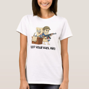 T-shirt Je T'ai Dans Le Dos Frère Drôle / Amitié