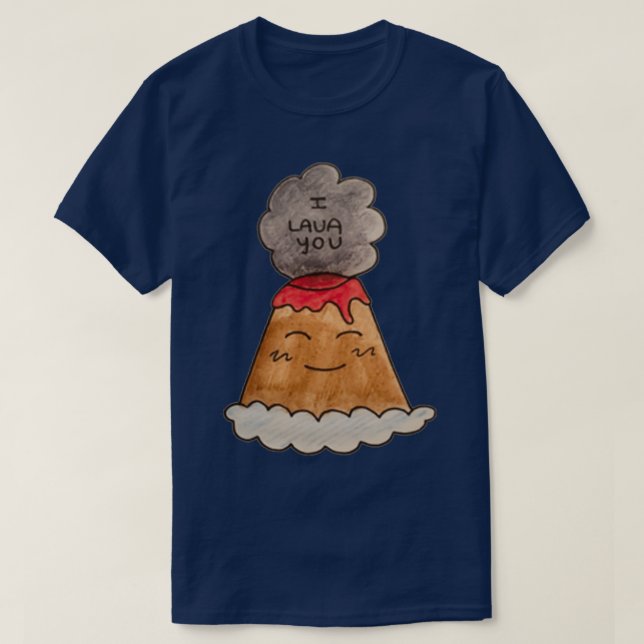 T-shirt Je t'ai lava (Design devant)