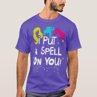 T-shirt Je T'Ai Mis Un sort Sur La Sorcière Halloween 