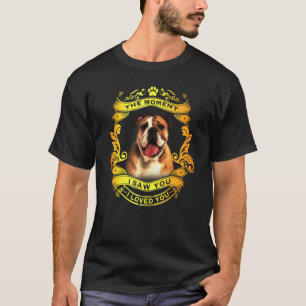 T-shirt Je T'Ai Vu Je T'Aimais Chien Français