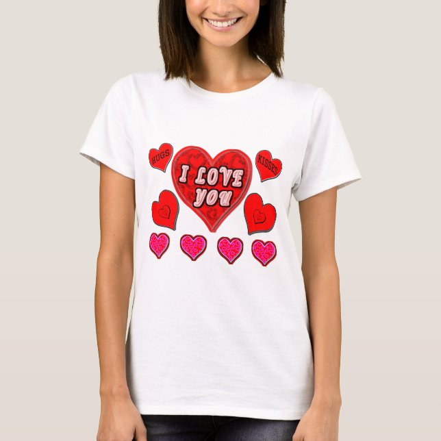 T-shirt Je t'aime (Devant)