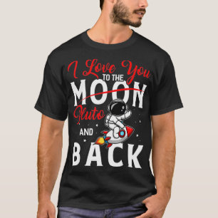 T-shirt Je T'Aime À Pluton Et À Retourner L'Astrophysique 