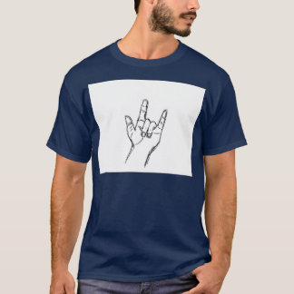 T-shirt Je t'aime ASL
