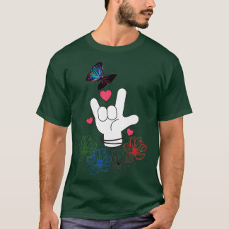 T-shirt Je t'aime ASL 7