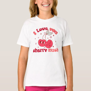 T-shirt Je T'Aime Beaucoup Cherry