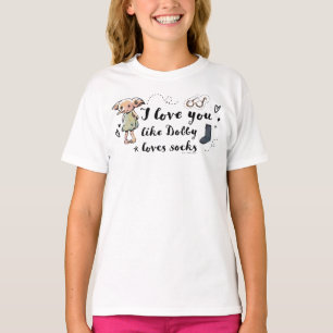 T-shirt Je T'Aime Dobby Aime Les Chaussettes