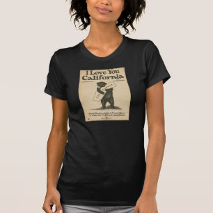T-shirt Je t'aime la Californie