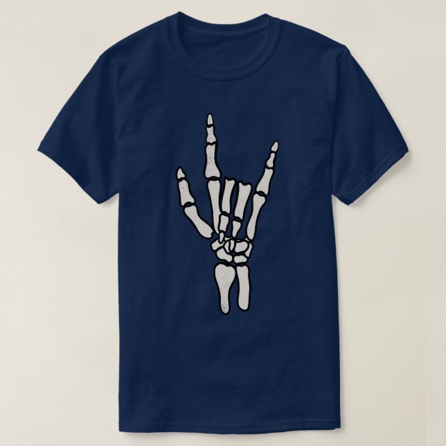 T-shirt Je t'aime les os (Design devant)