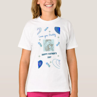 T-shirt Je t'aime Papa Bonne Fête des Pères