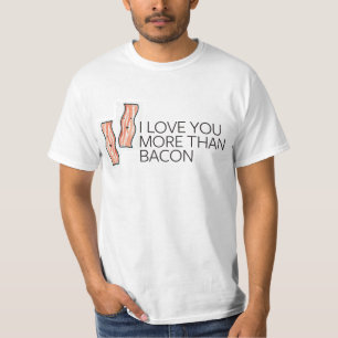 T-shirt Je t'aime plus que le lard
