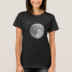 T-shirt Je t'aime sur la lune et de retour.
