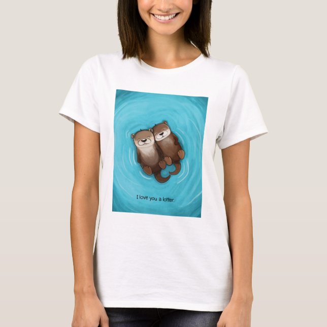 T-shirt Je t'aime un habillement de Lotter (Devant)