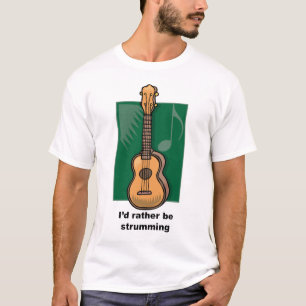 T-shirt Je tapoterais plutôt (l'ukulélé)